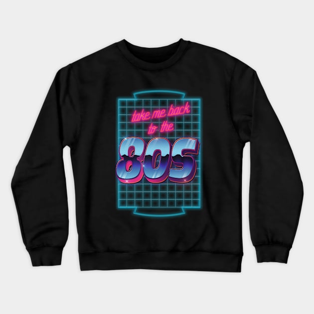 take me back to the 80s Crewneck Sweatshirt by DopamIneArt